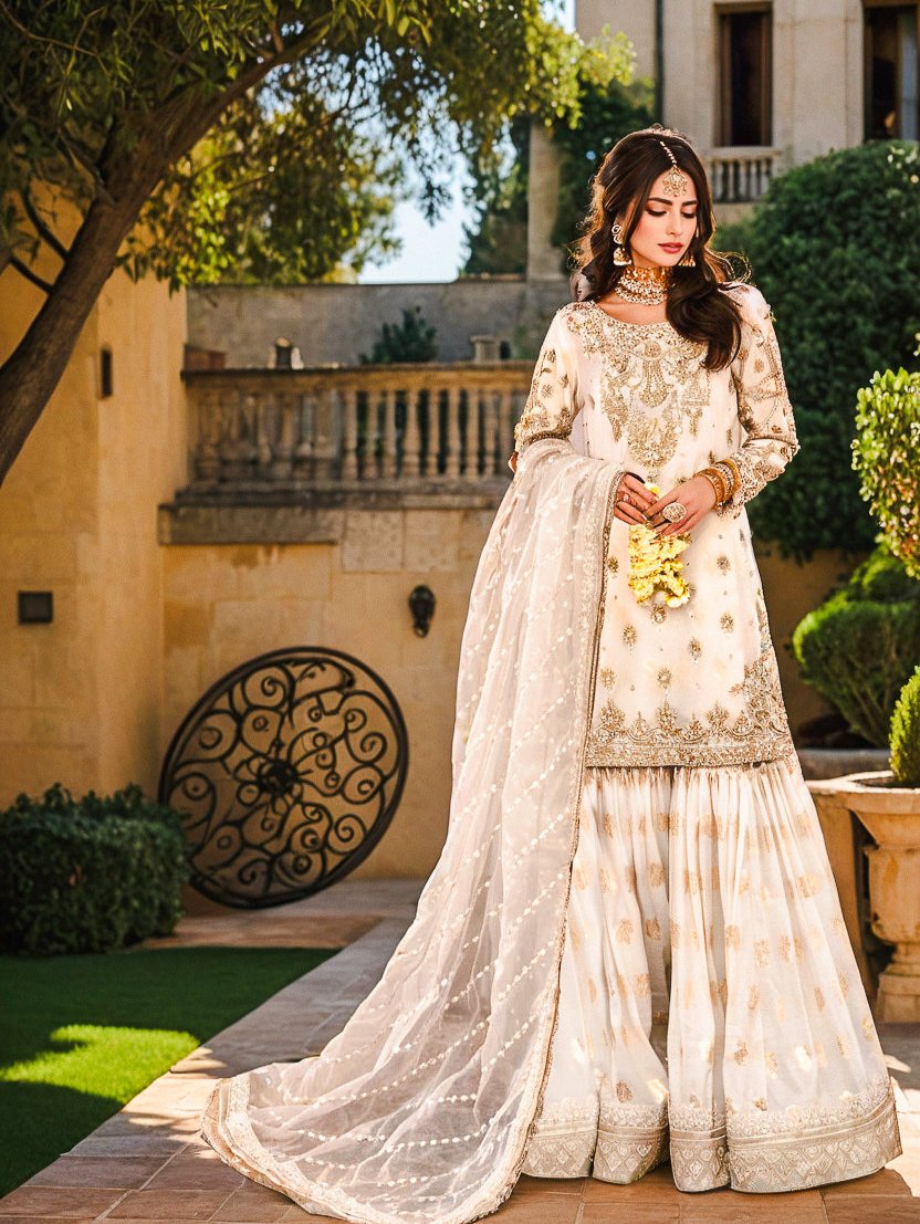 Aafia- Pakistani Bridal Farshi Lehenga – Karigur