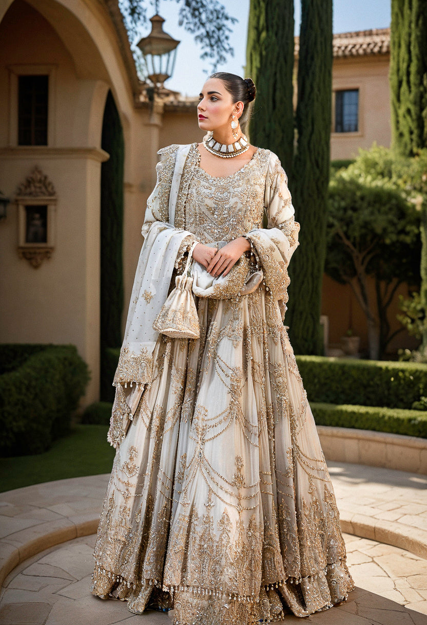 Aafia- Pakistani Bridal Farshi Lehenga Karigur Aafia- Pakistani Bridal Farshi Lehenga Karigur