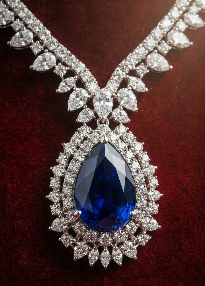 Sapphire Crystal Elegance Set