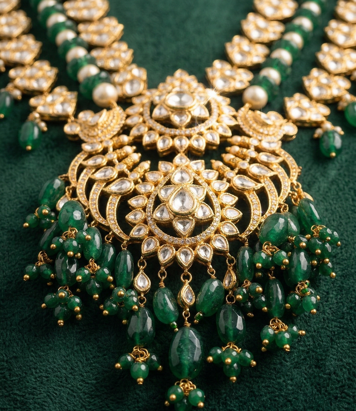 Zaria Emerald Heirloom Set
