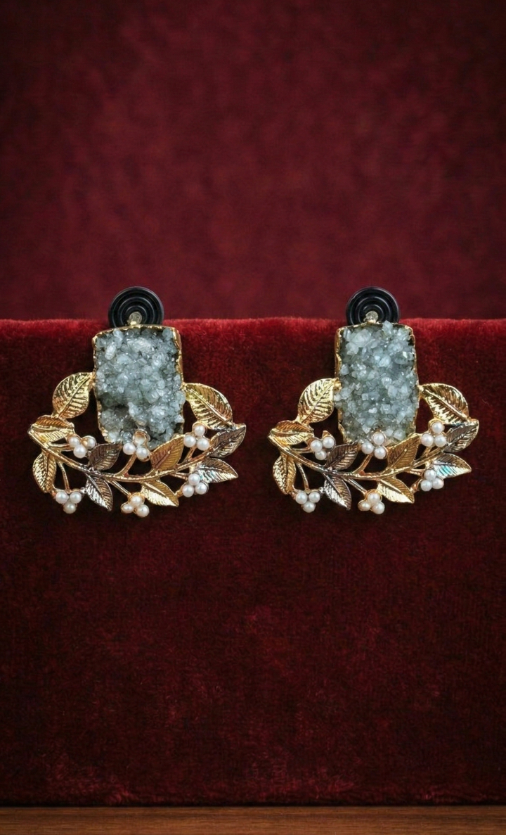 Druzy Pearl Botanical Set