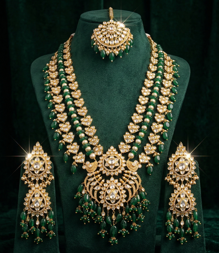Zaria Emerald Heirloom Set