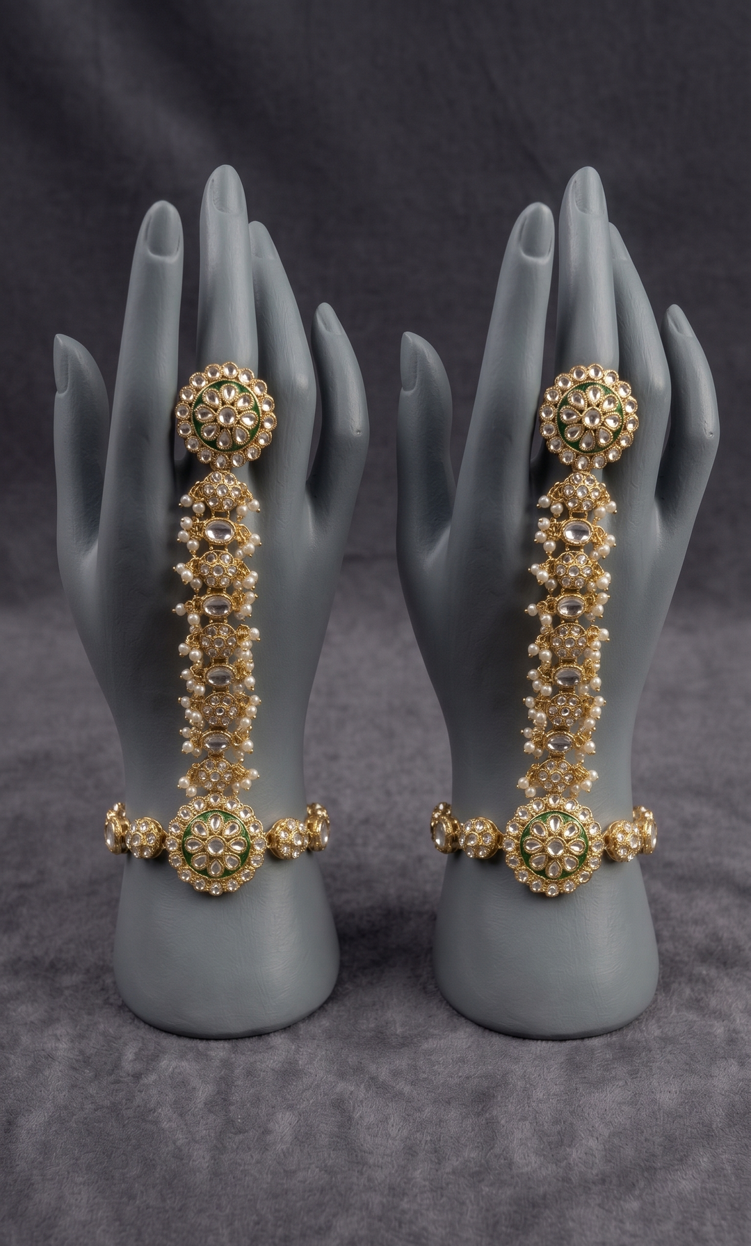 Regal Pearl Haathphool (Set of 2)