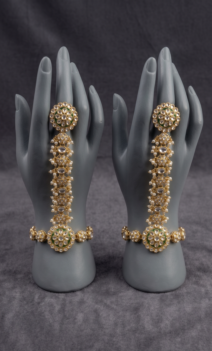 Regal Pearl Haathphool (Set of 2)