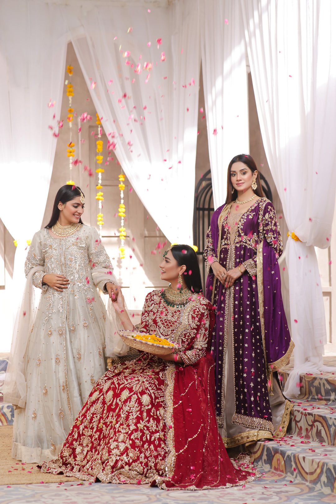 Noor- Indian Wedding Formal Dress in Purple Hues Karigur Noor- Indian Wedding Formal Dress in Purple Hues Karigur