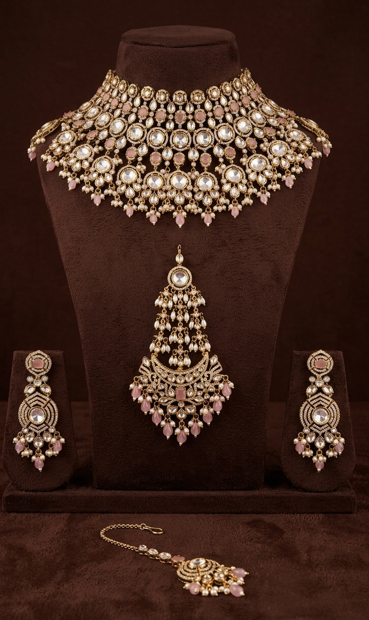 Blush Polki Royale Set