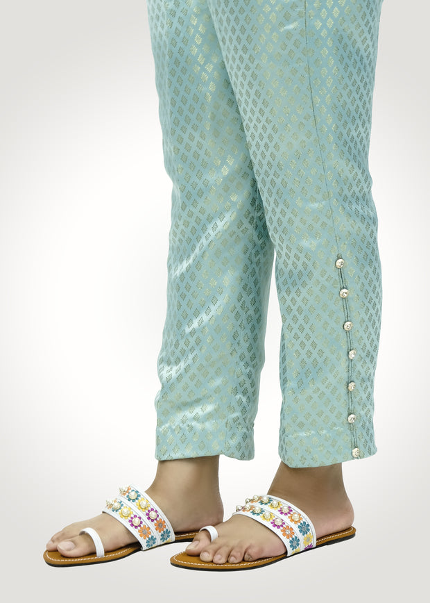 Silk Patterned Pants